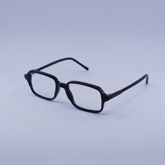 Gucci GG1211O 001 Eyeglasses Black 51mm Rectangle Frame - Picture 1 of 12